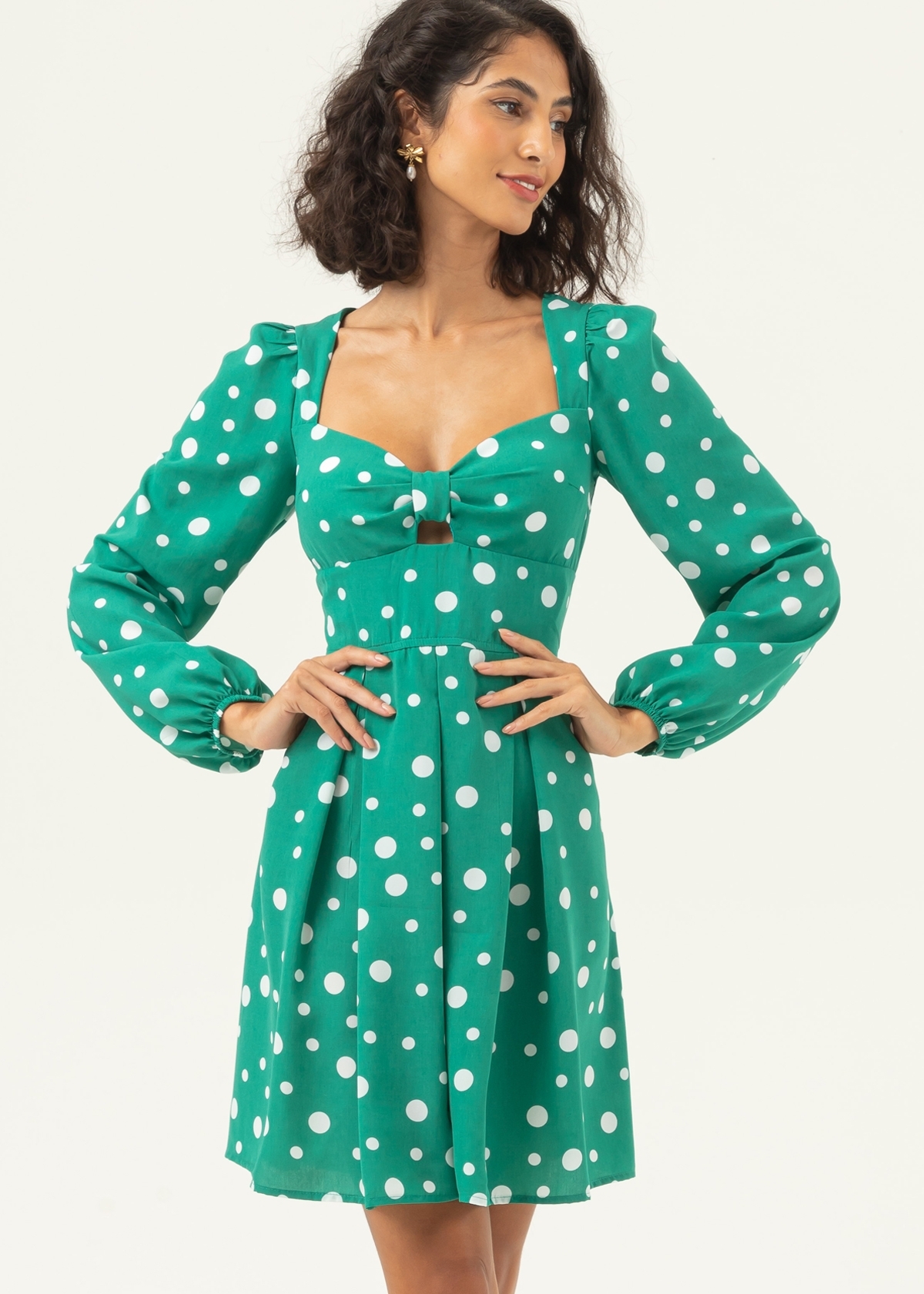 Vestido Curto Petit Poa