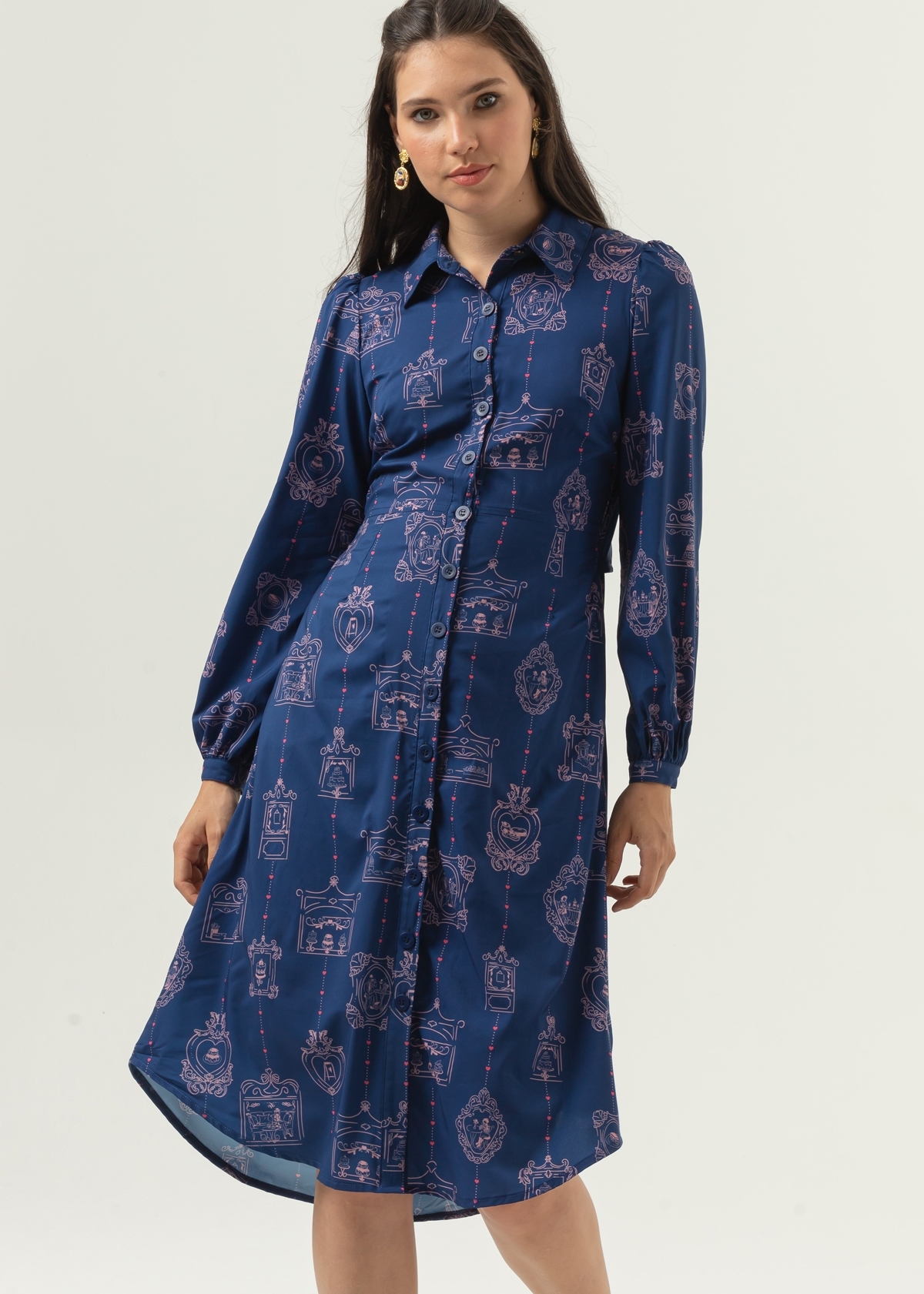 Vestido Midi Café de Flore