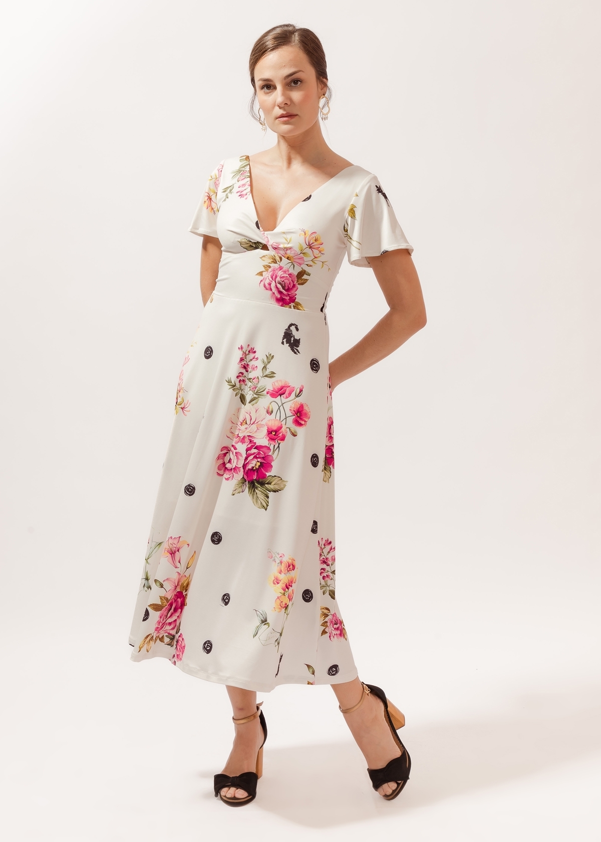 Vestido Midi Buquet de Verão III