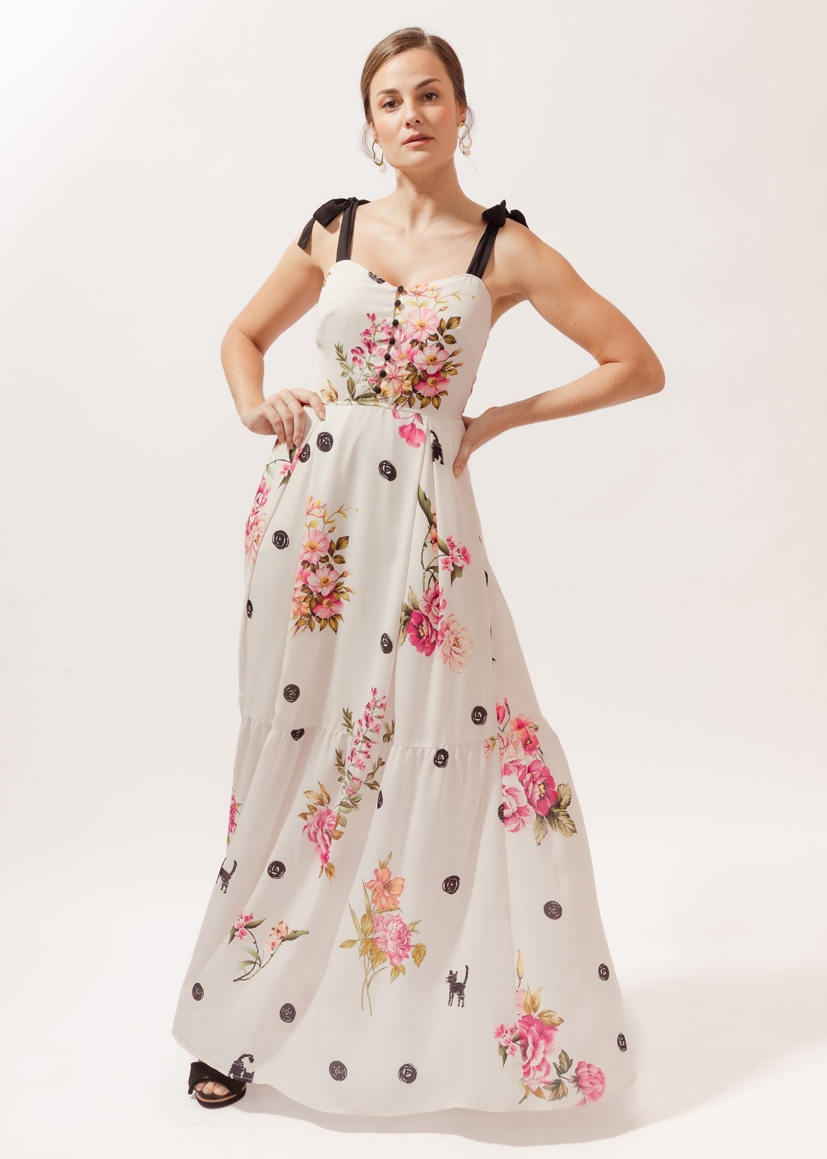 Vestido Longo Buquet de Verão II