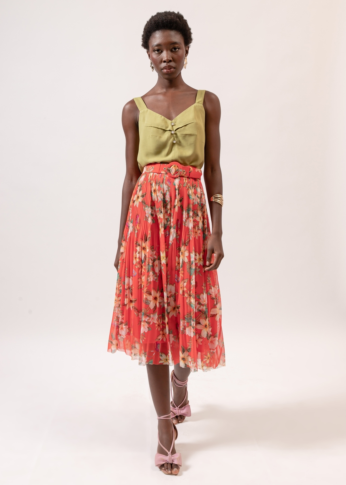 Saia Midi Brisa da Manhã