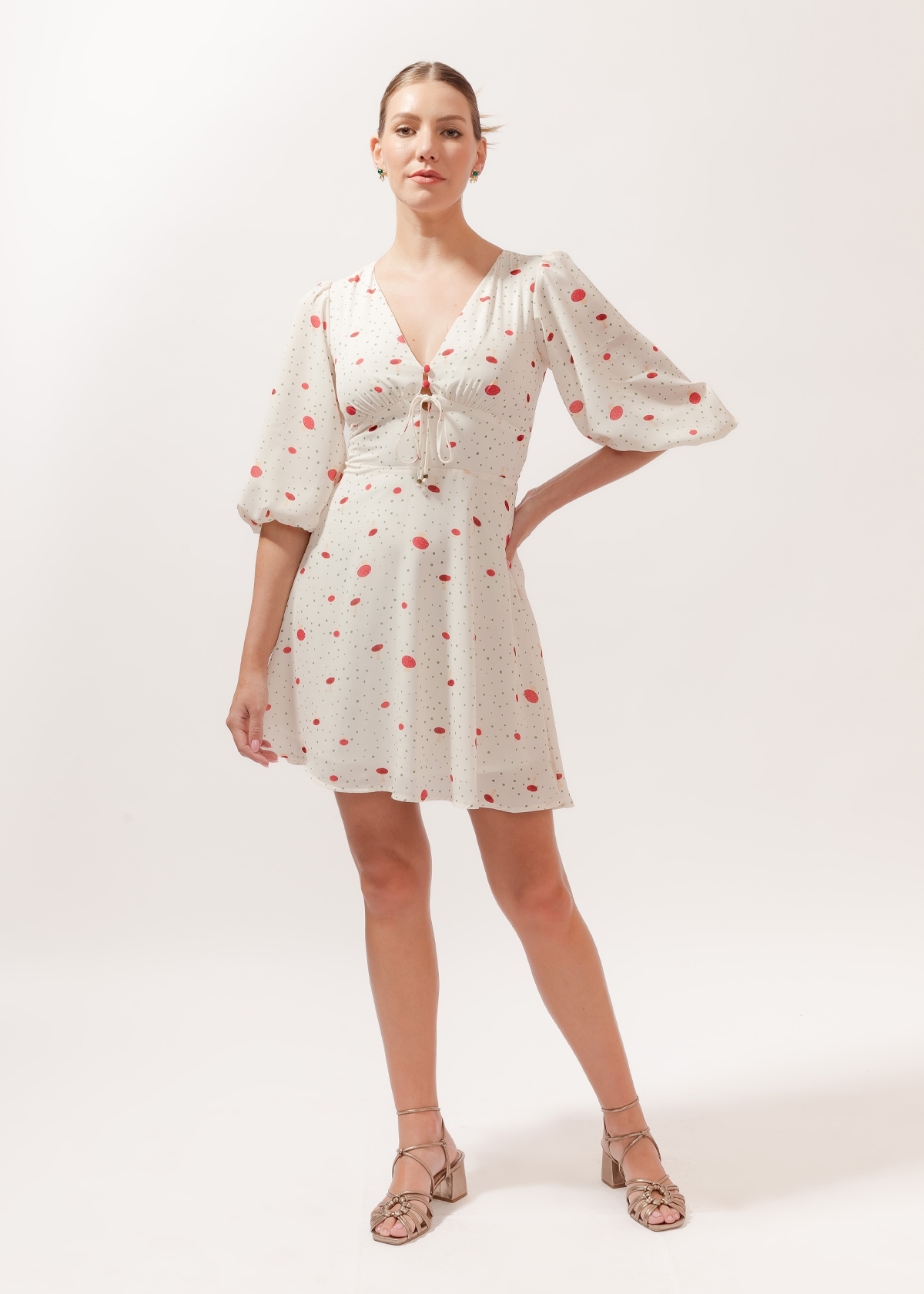 Vestido Curto Cogumelo do Campo I