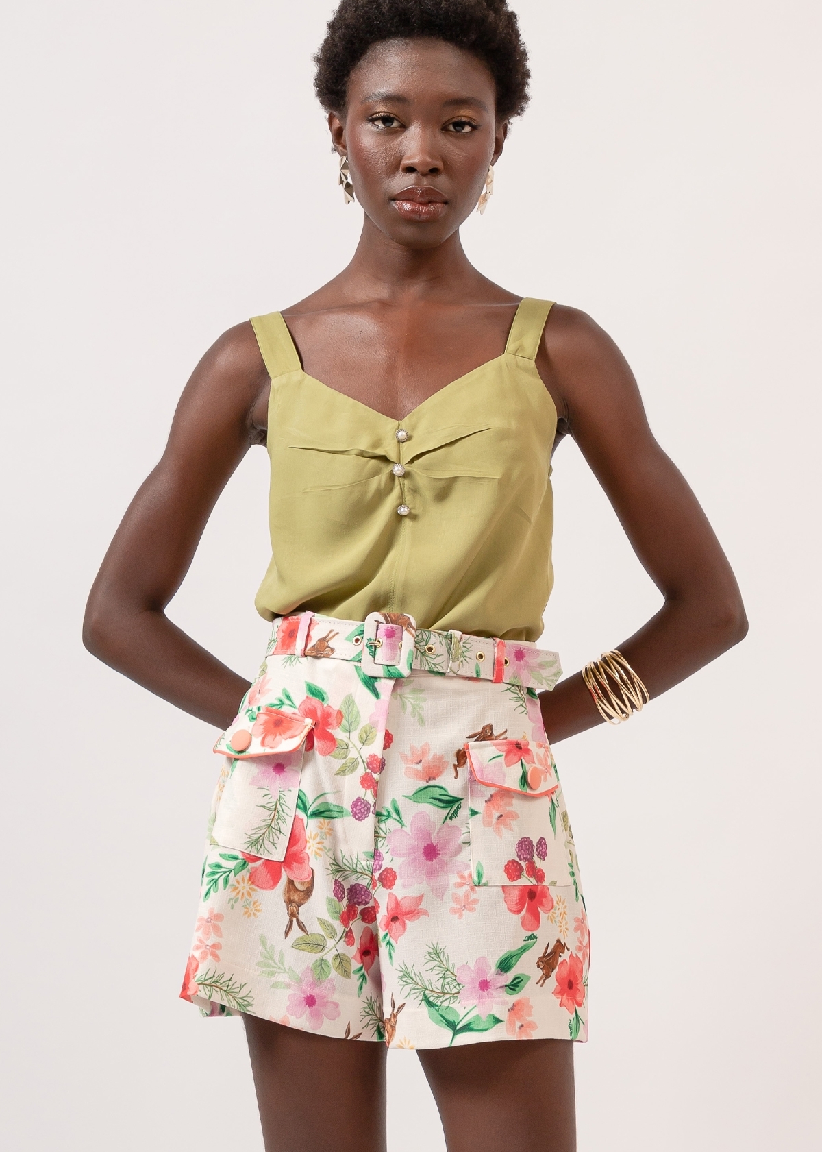 Short Jardim de Verão 