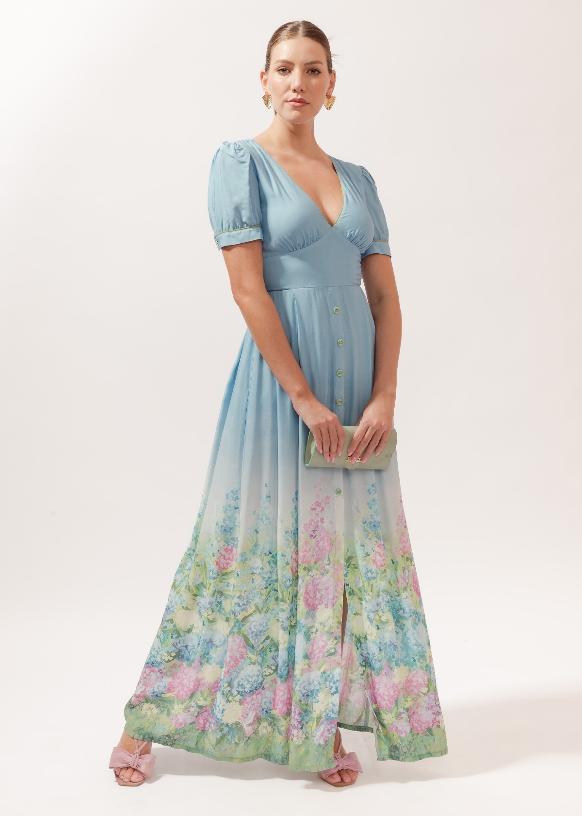 Vestido Longo Florescer