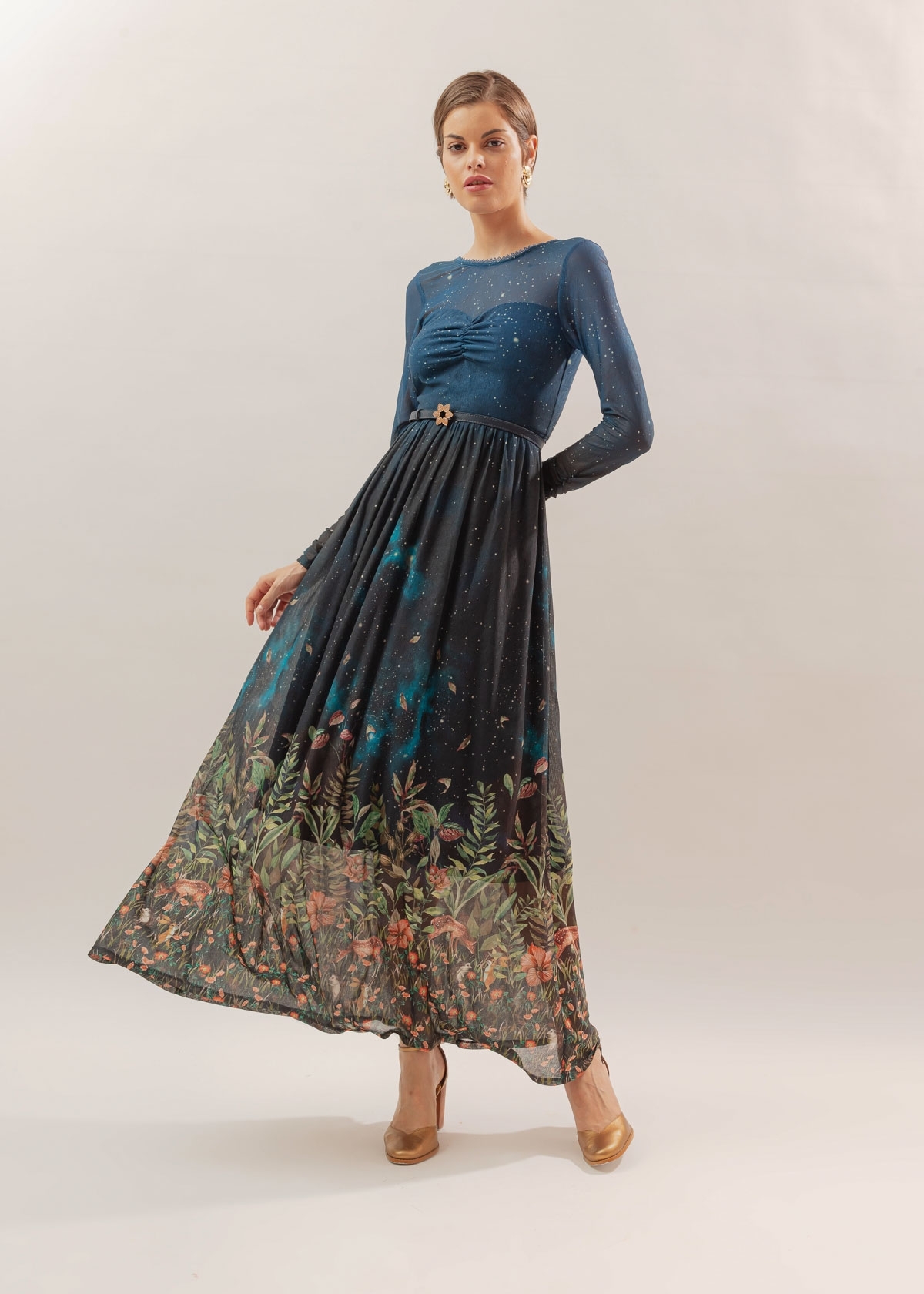 Vestido Longo O Segredo da Noite