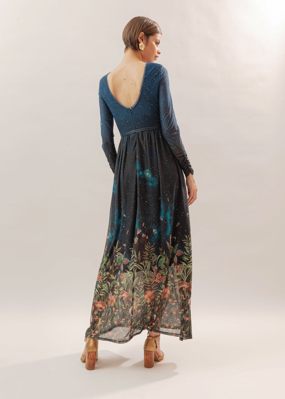 Vestido Longo O Segredo da Noite