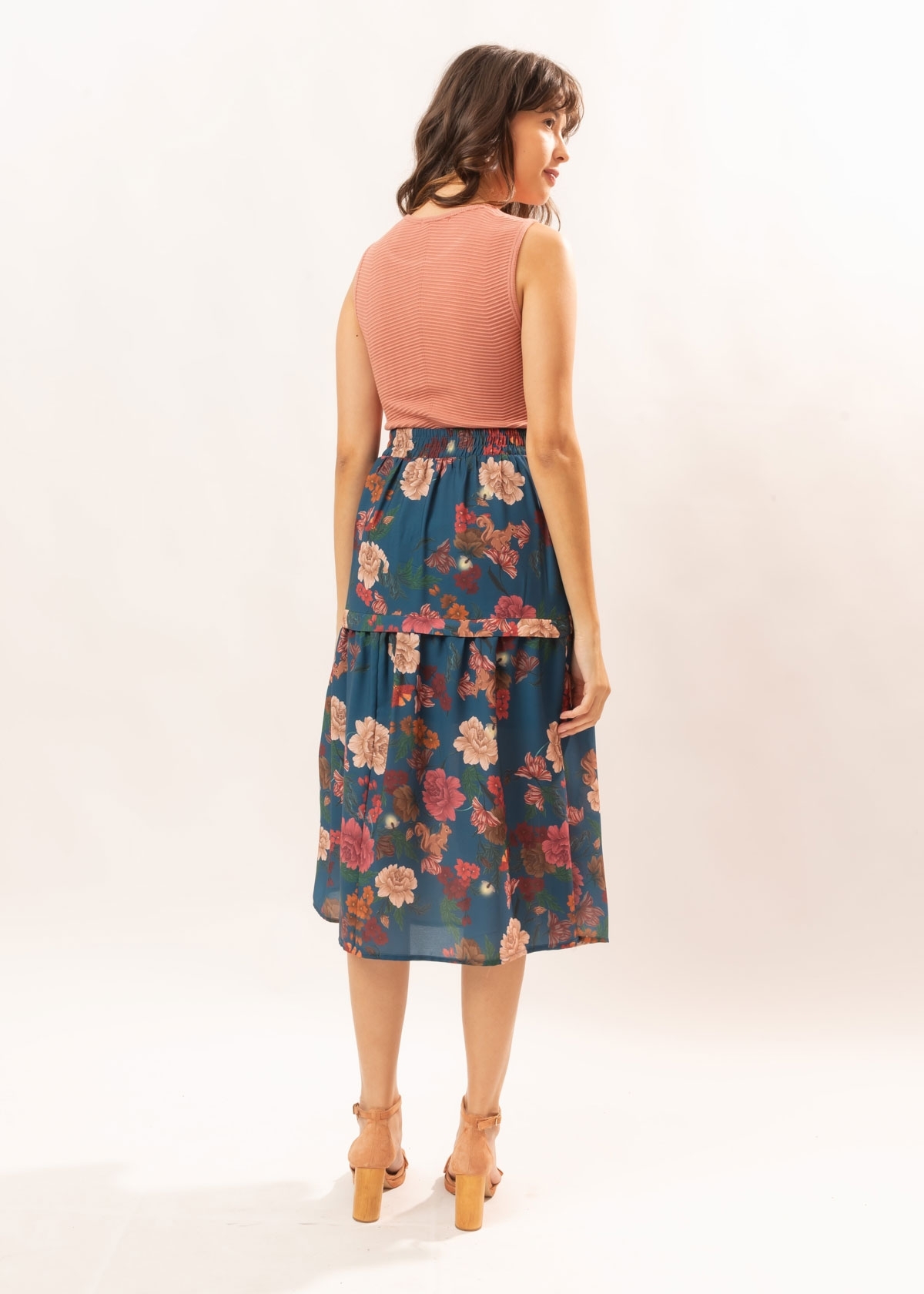 Saia Midi Dama da Noite