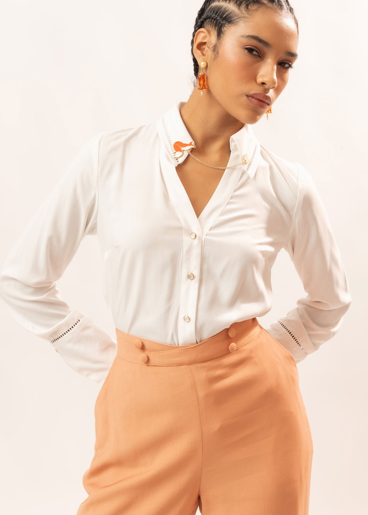 Camisa Ladrilho Folk 