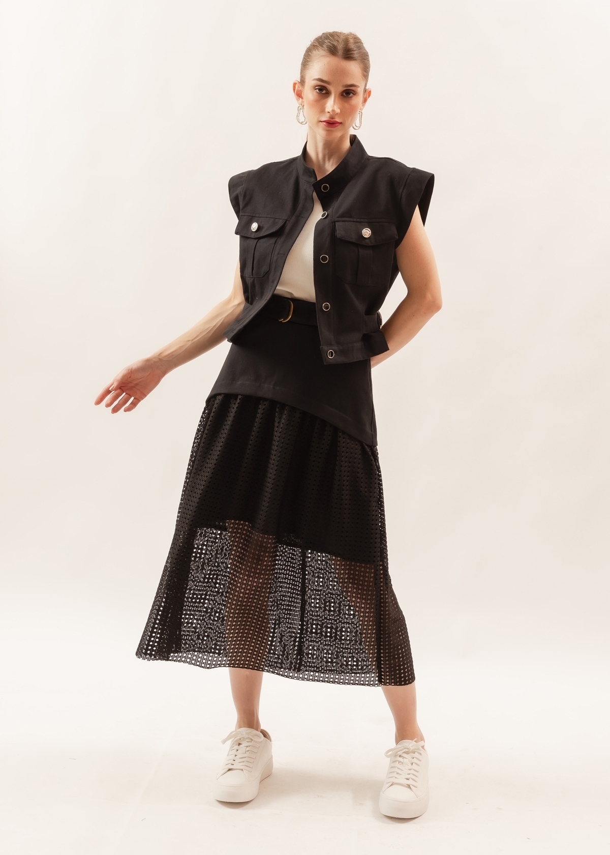 Saia Midi Jardim Perfeito