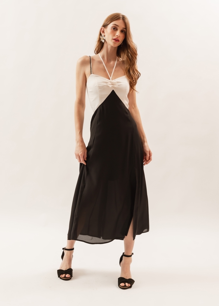 Vestido Super Midi Jardim Perfeito