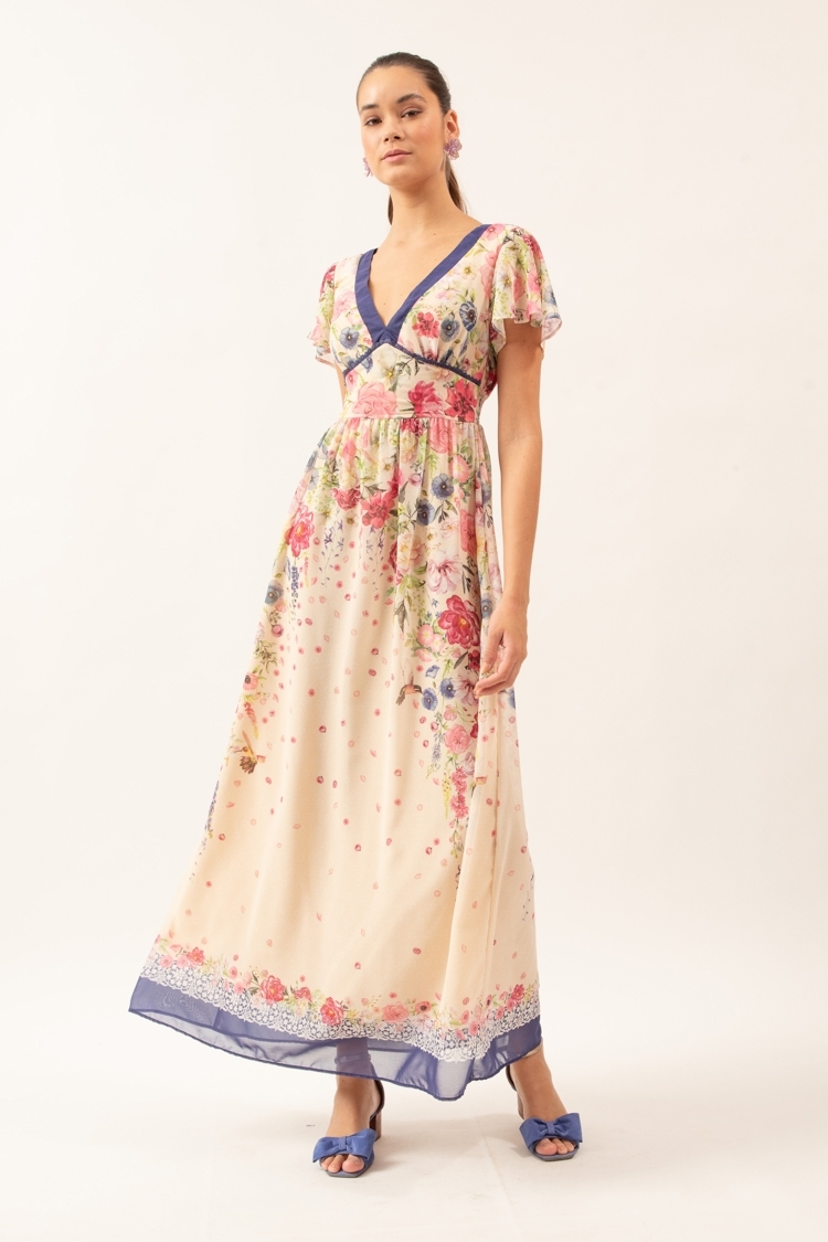 Vestido Longo Rendeu Amor