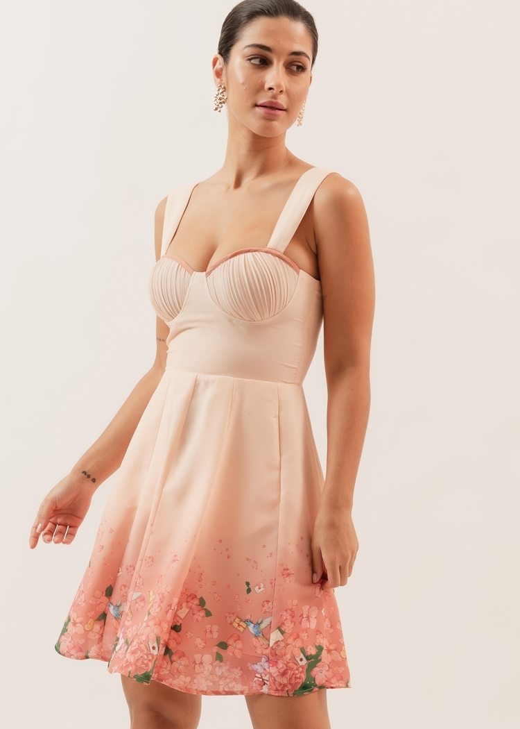 Vestido Curto Mensagem para Você