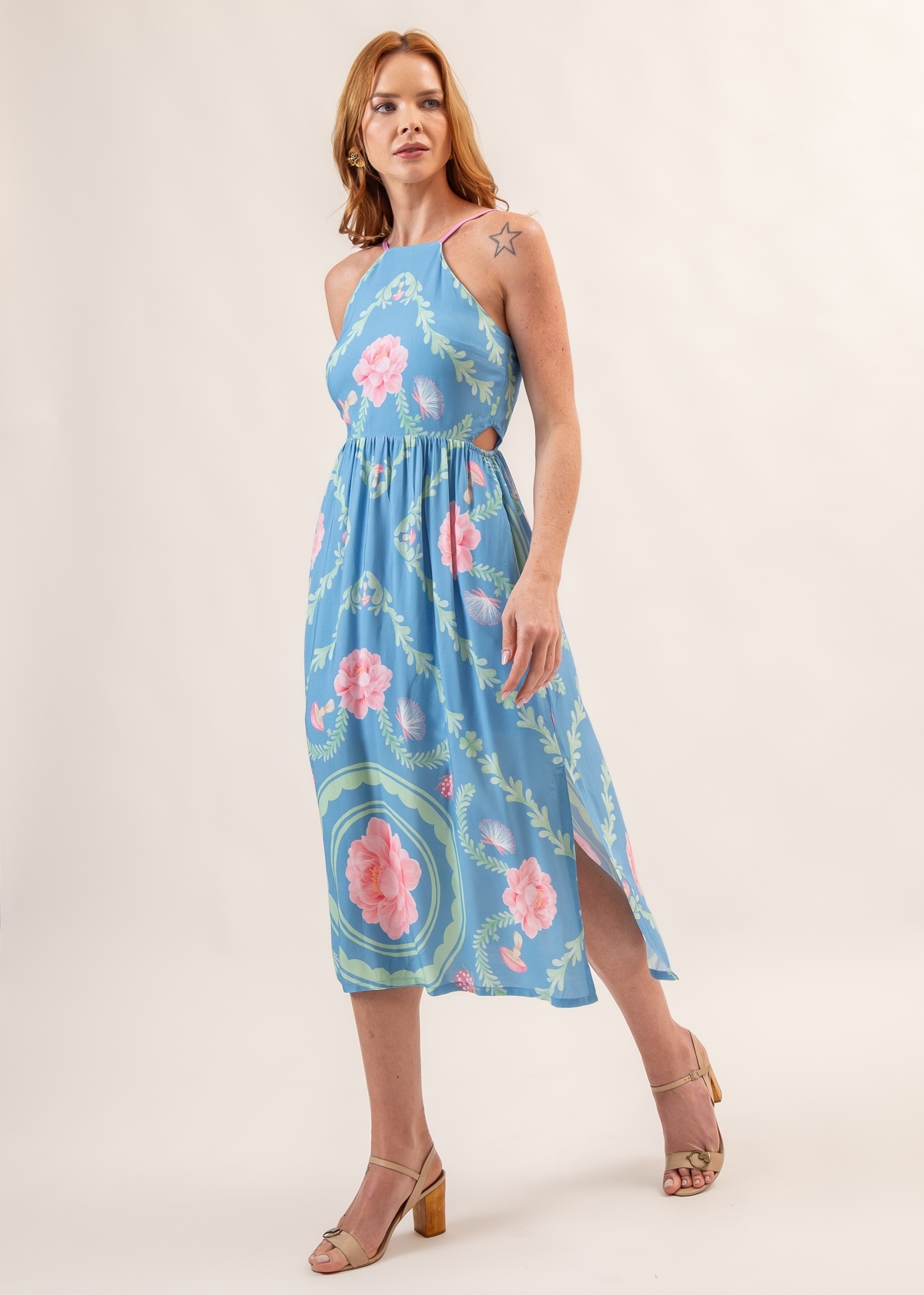 Vestido Midi Rainha das Flores I