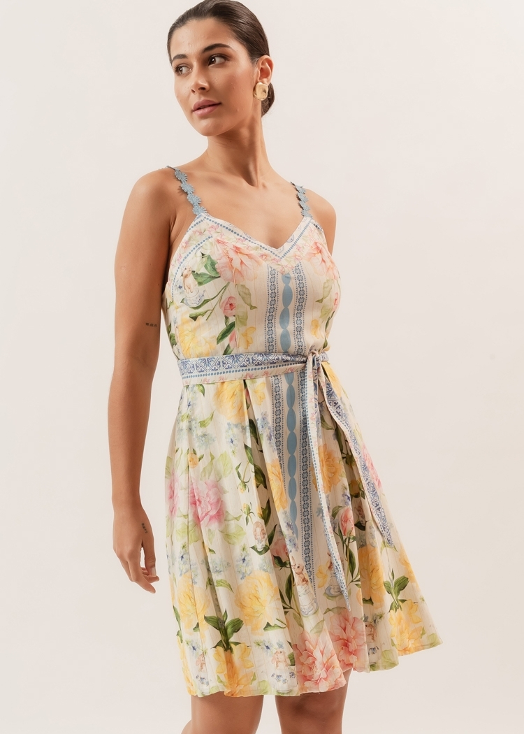 Vestido Curto Cristaleira