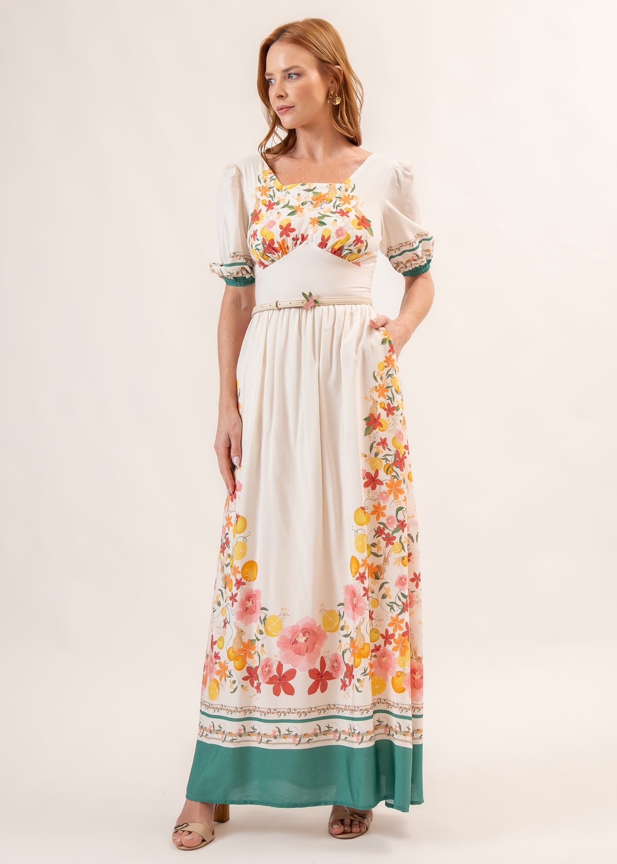 Vestido Longo Meu Pé de Laranja Lima