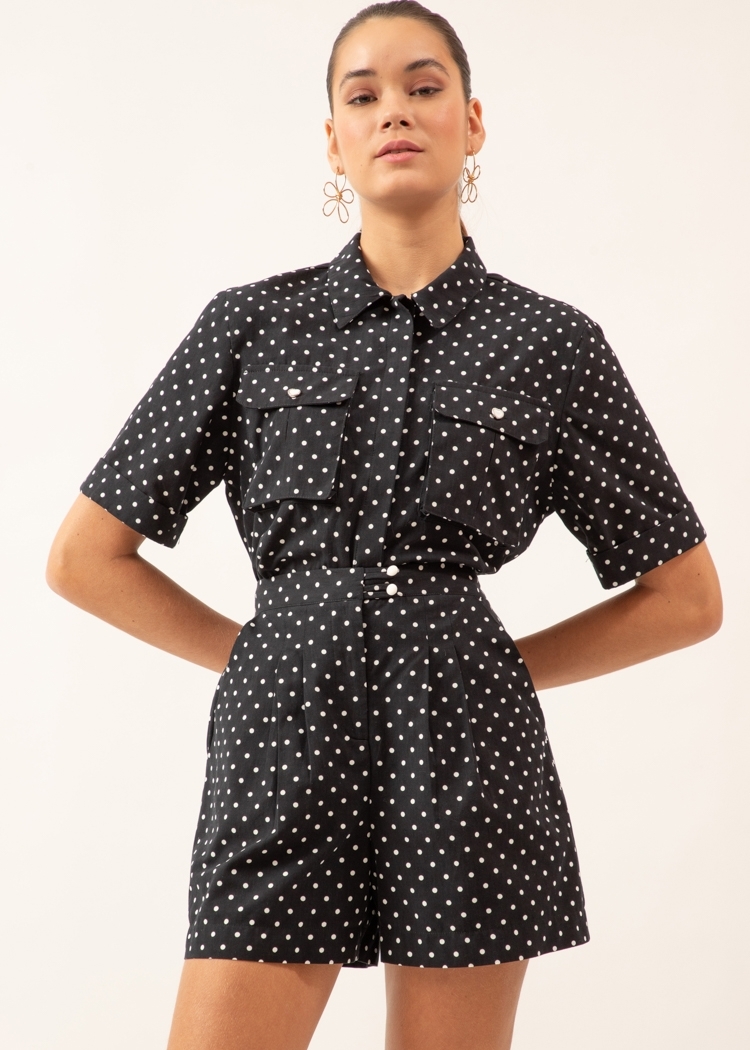 Short Poá Capim Santo