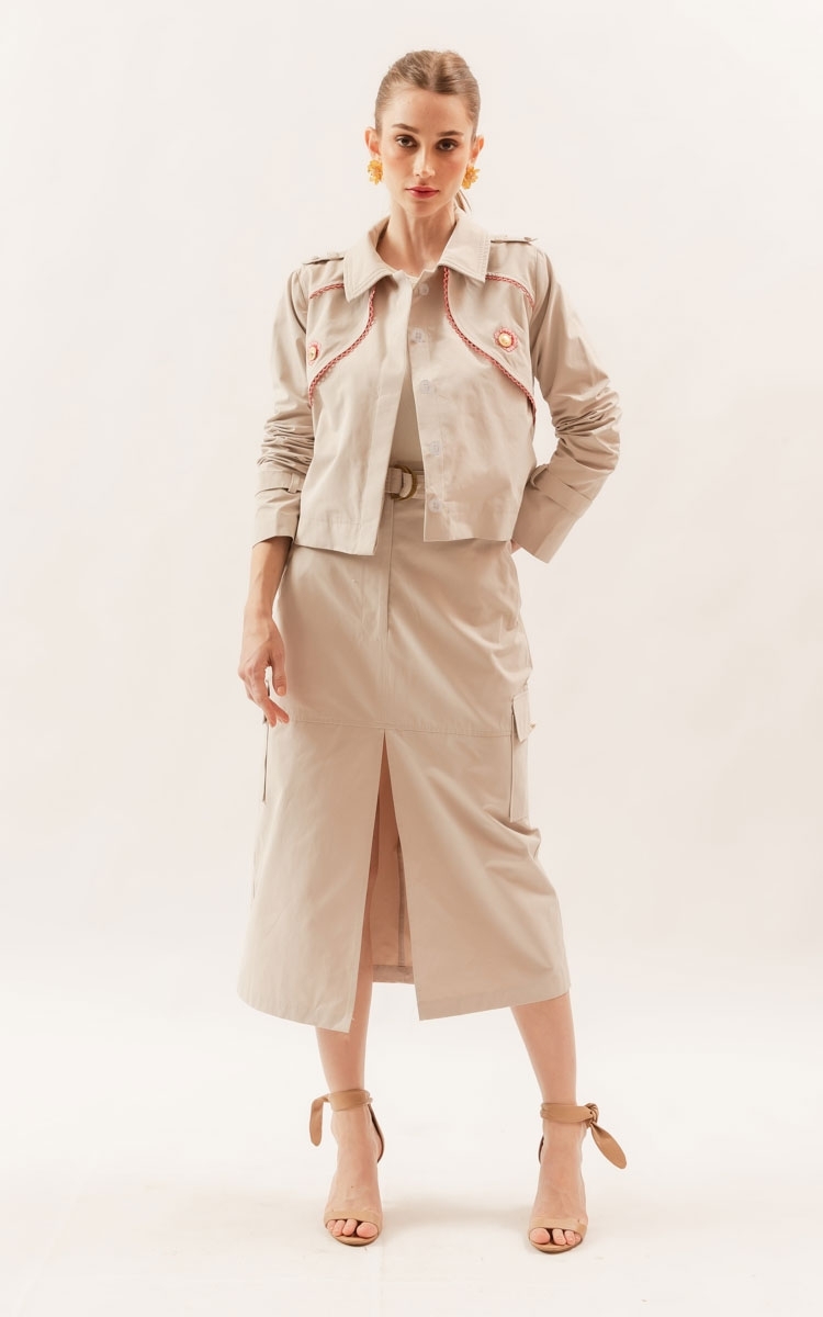 Trench Coat Ladrilho Nostalgia