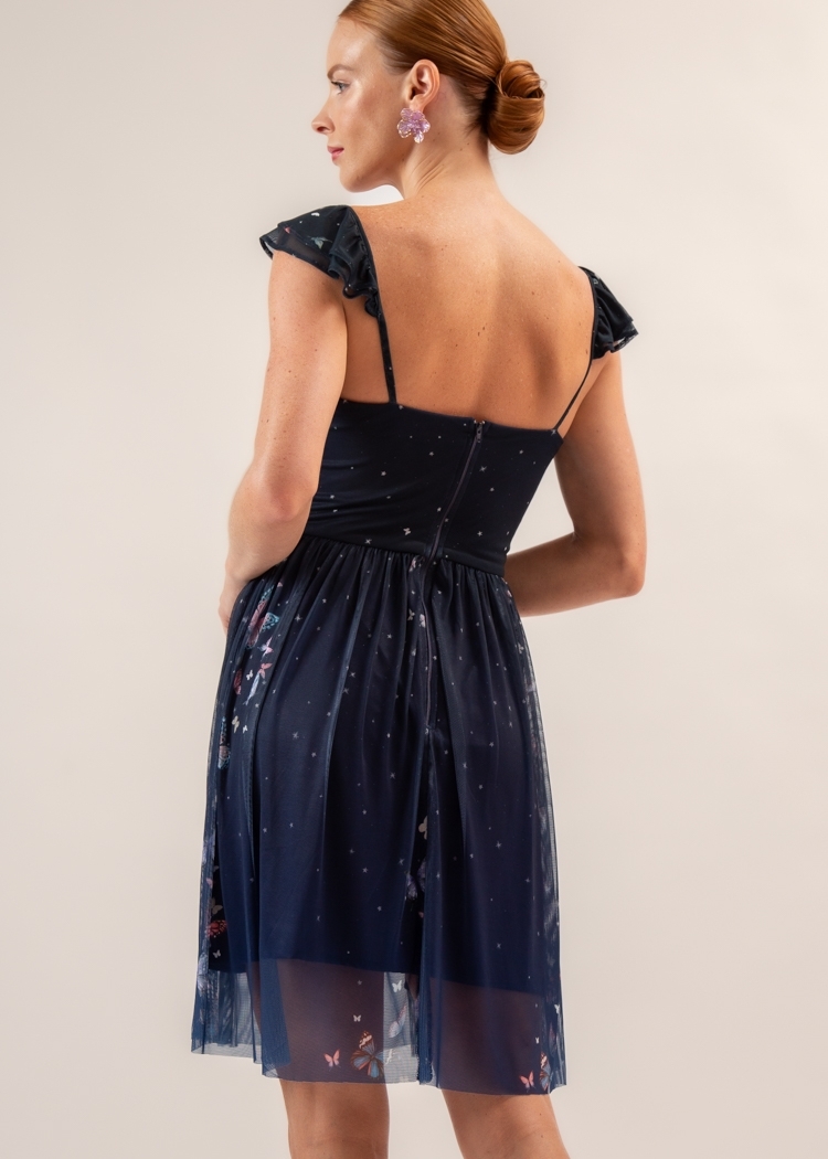 Vestido Curto Jardineira