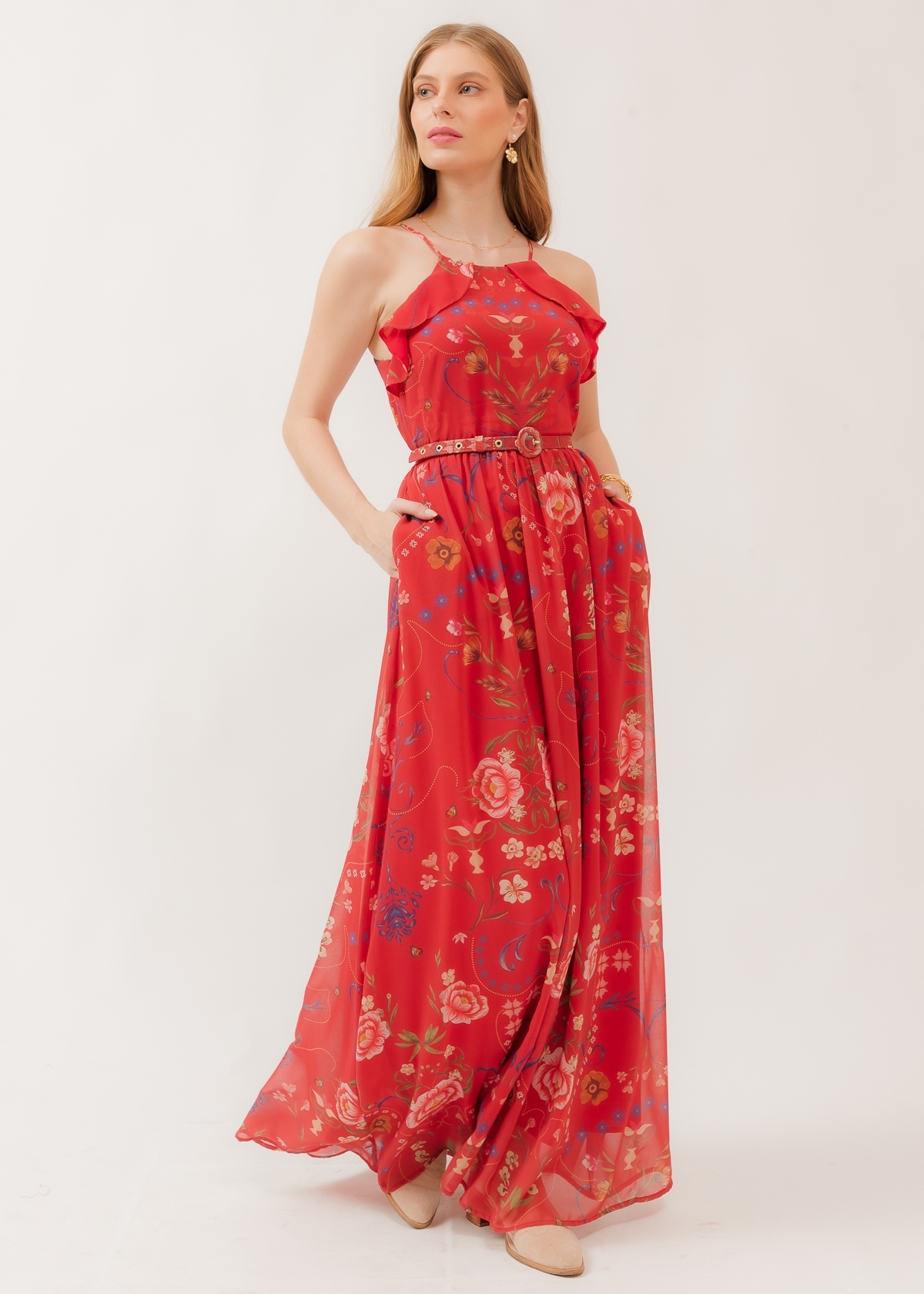 Vestido Longo Brisas do Oriente