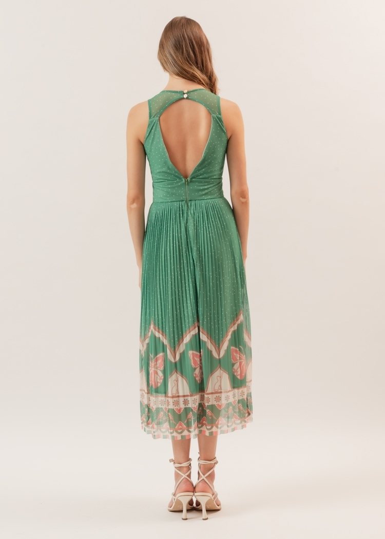 Vestido Super Midi Esmeralda