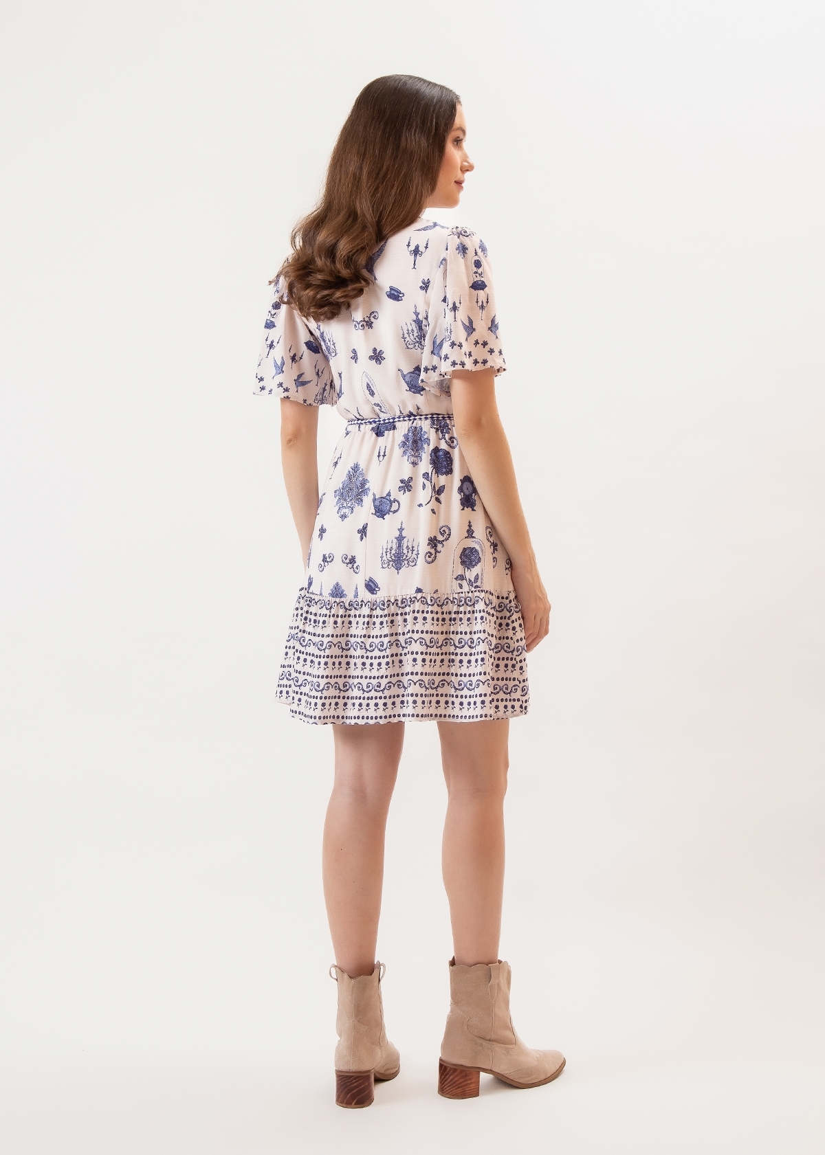 Vestido Curto Bela Rosa