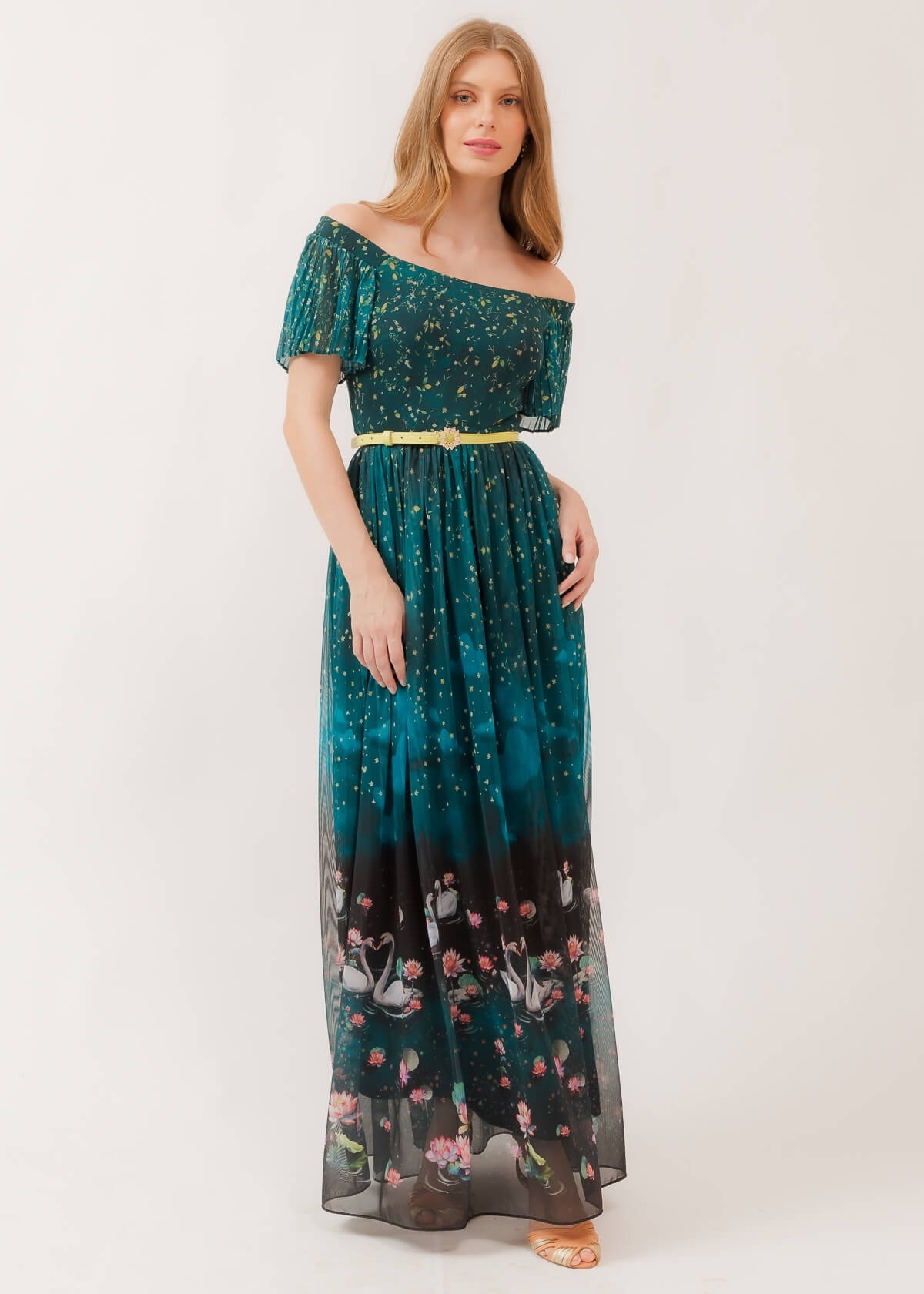 Vestido Longo Dança dos Cisnes