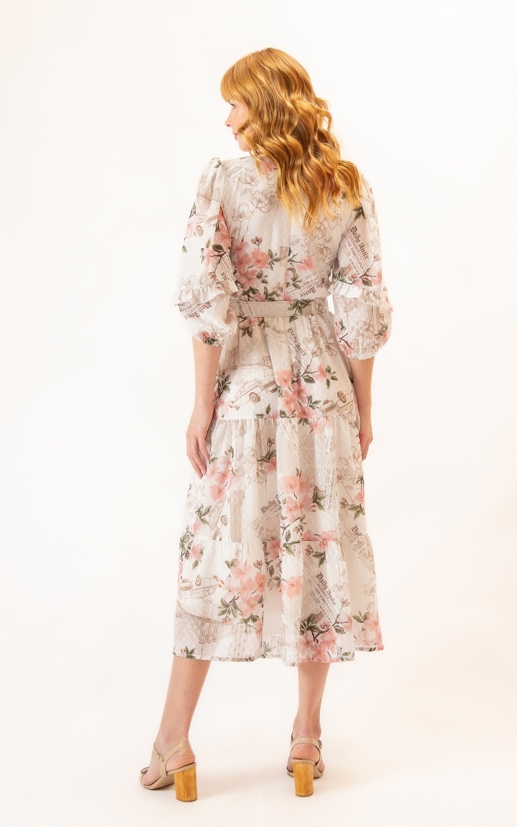 Vestido Super Midi Charme Cosmopolita