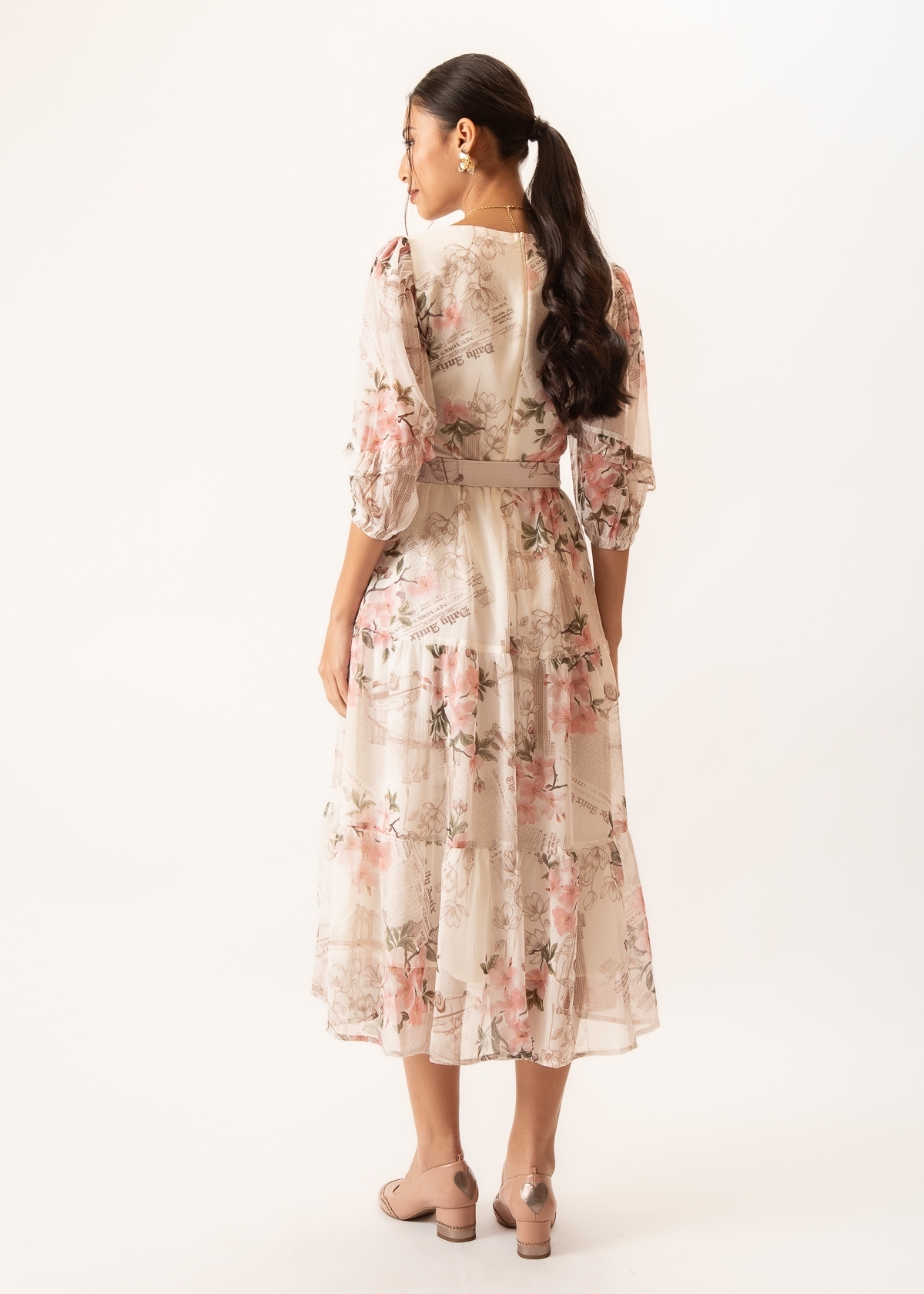 Vestido Super Midi Charme Cosmopolita