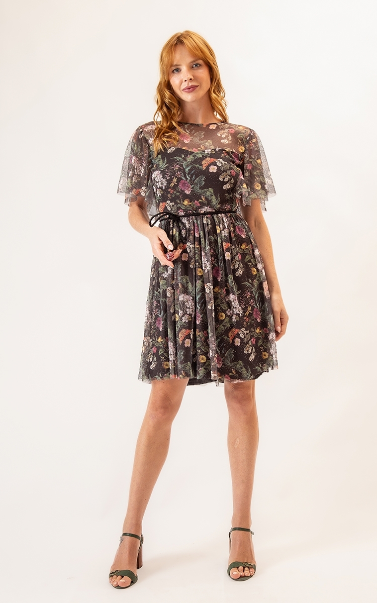 Vestido Curto Botânica