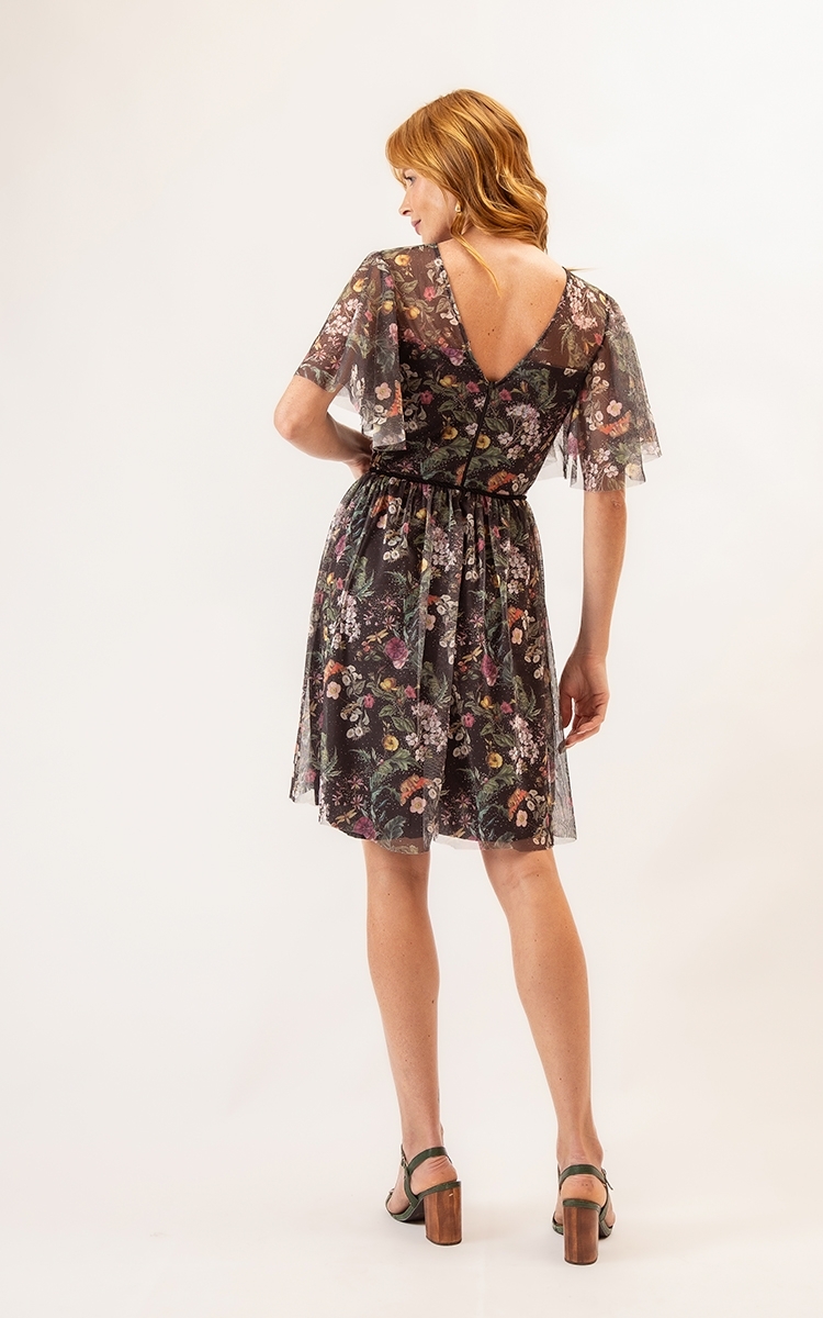 Vestido Curto Botânica