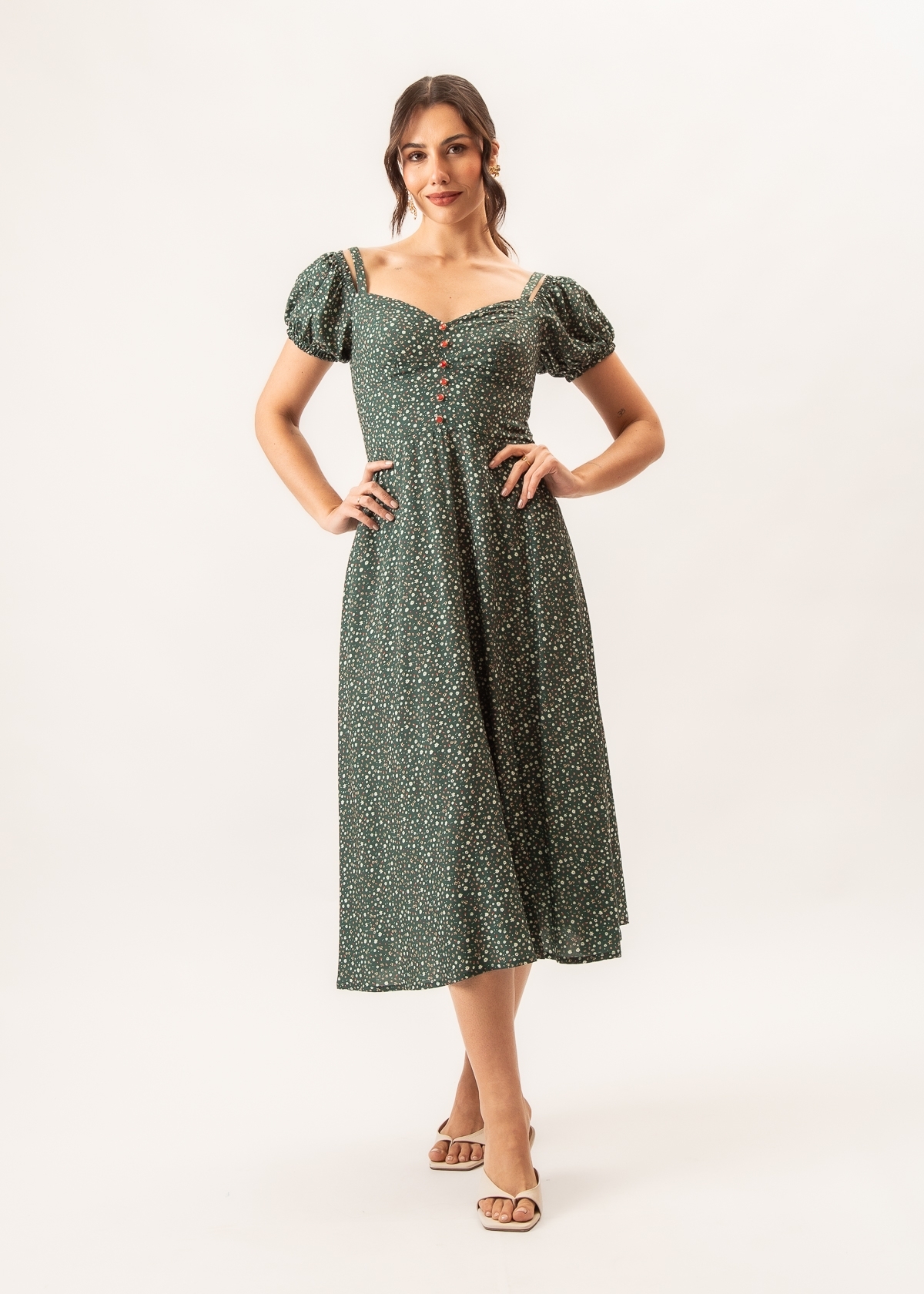 Vestido Midi Campestre