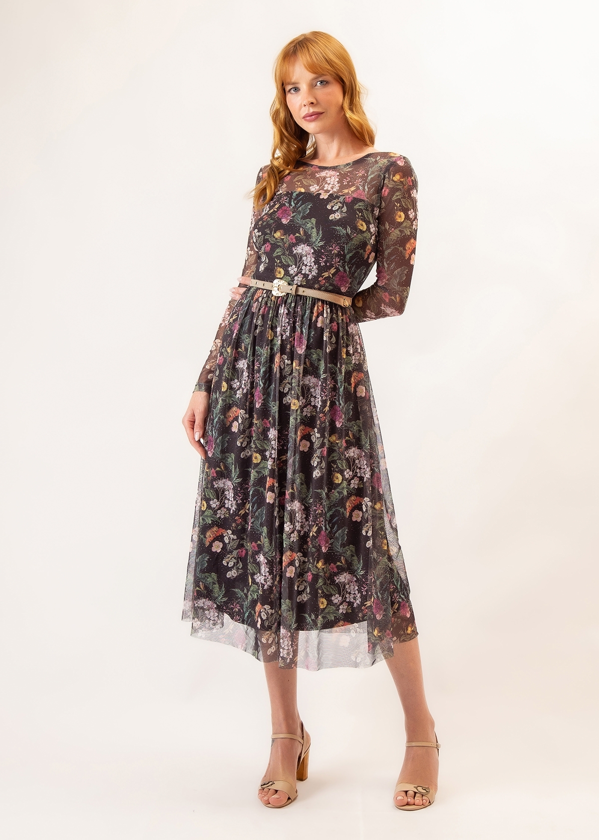 Vestido Midi Botânica