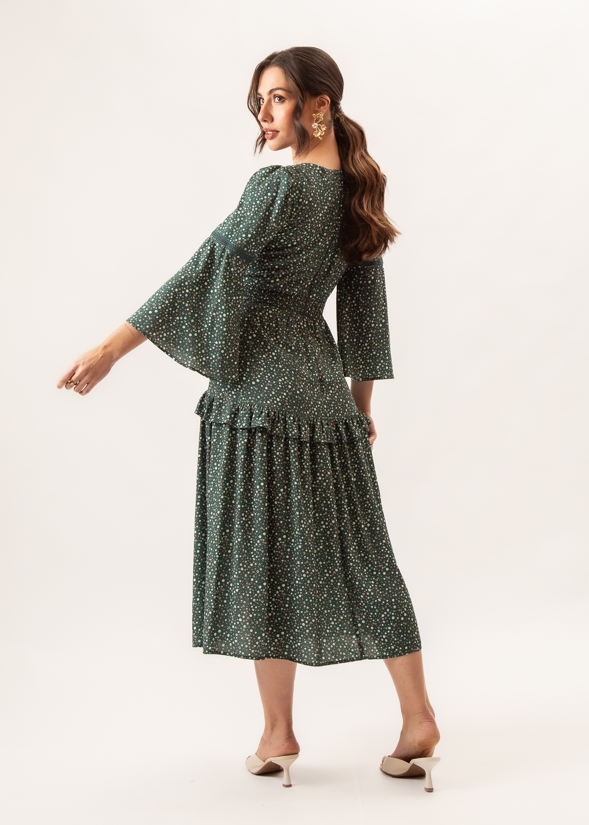 Vestido Super Midi Campestre