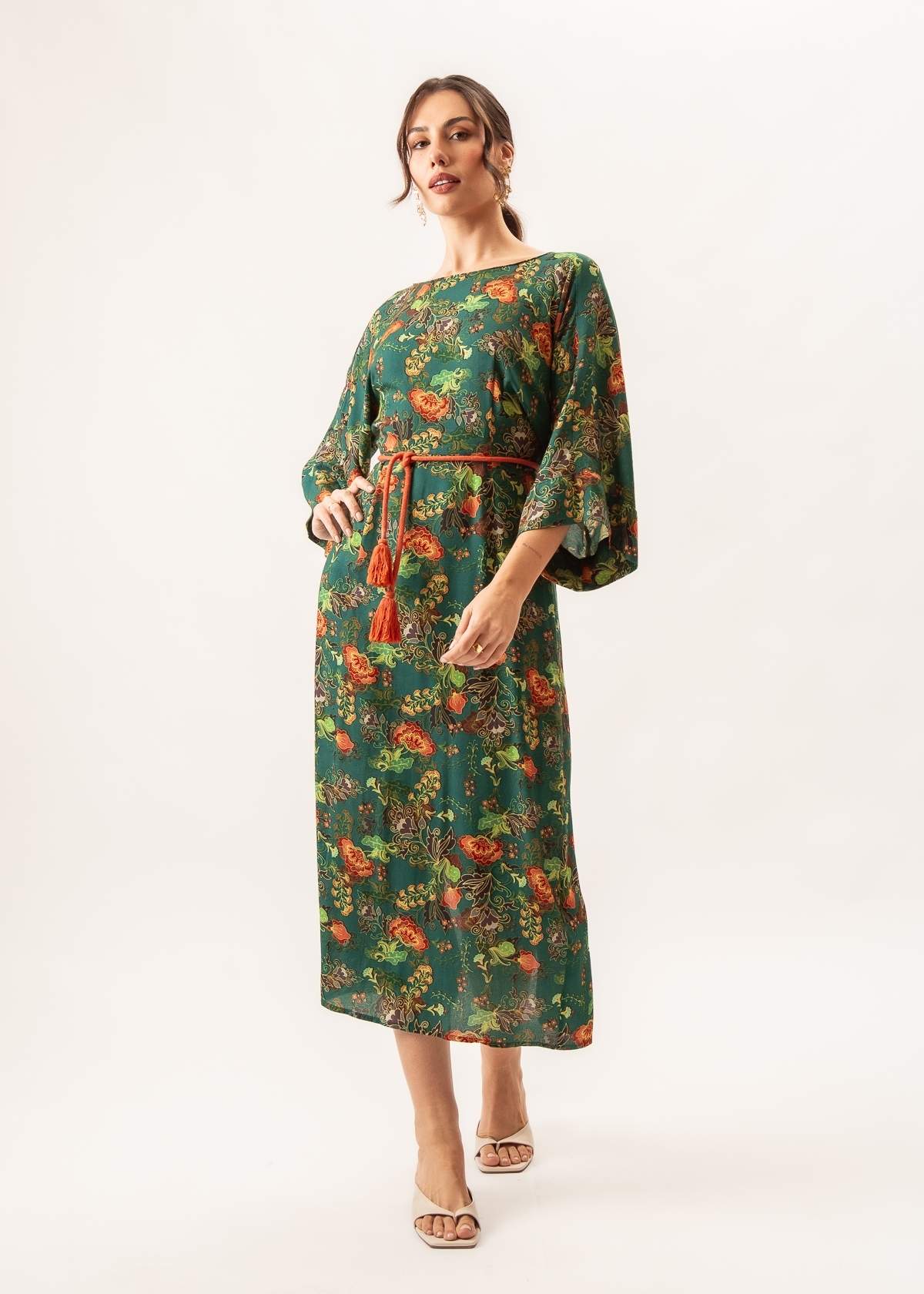 Vestido Midi Essencias de Marrakesh